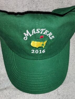 Masters 2016 American Needle Green Adjustable PGA Golf Hat Augusta National Nwt.